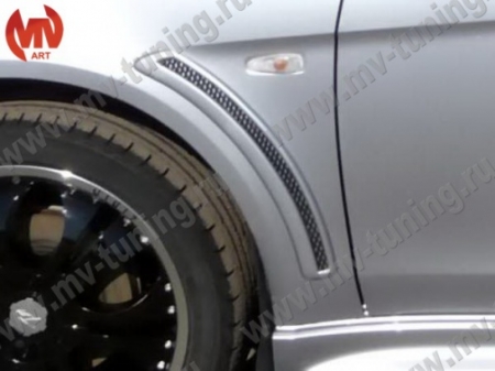 АБС-пластик Накладки на крылья "жабры" EVO Lancer X